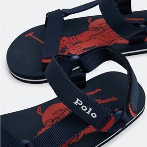 Polo Navy and Red Sandals